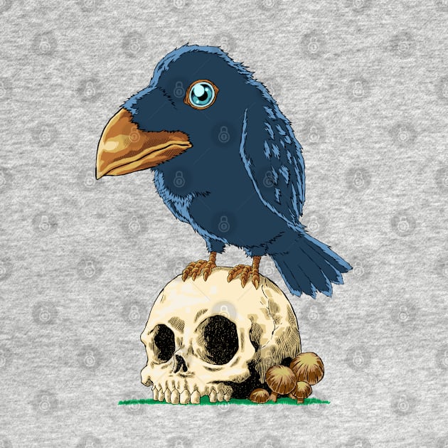 Skull Crow by ebayson74@gmail.com